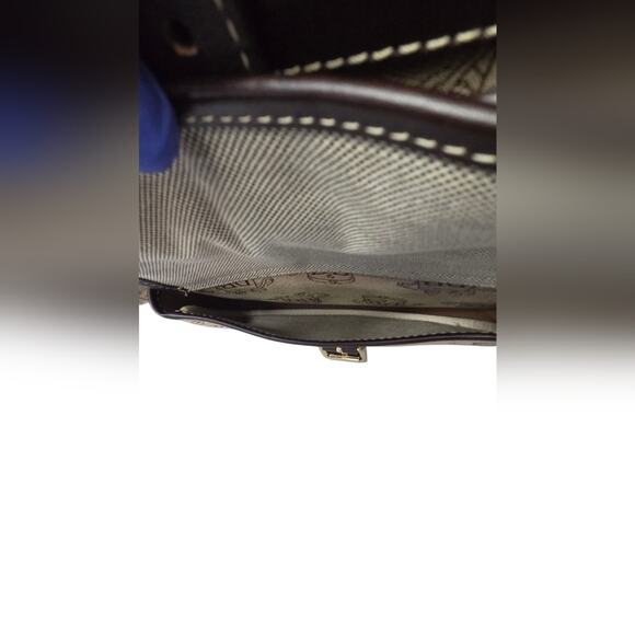 Dooney & Bourke Tan and Brown Vintage Bag - Picture 3 of 13